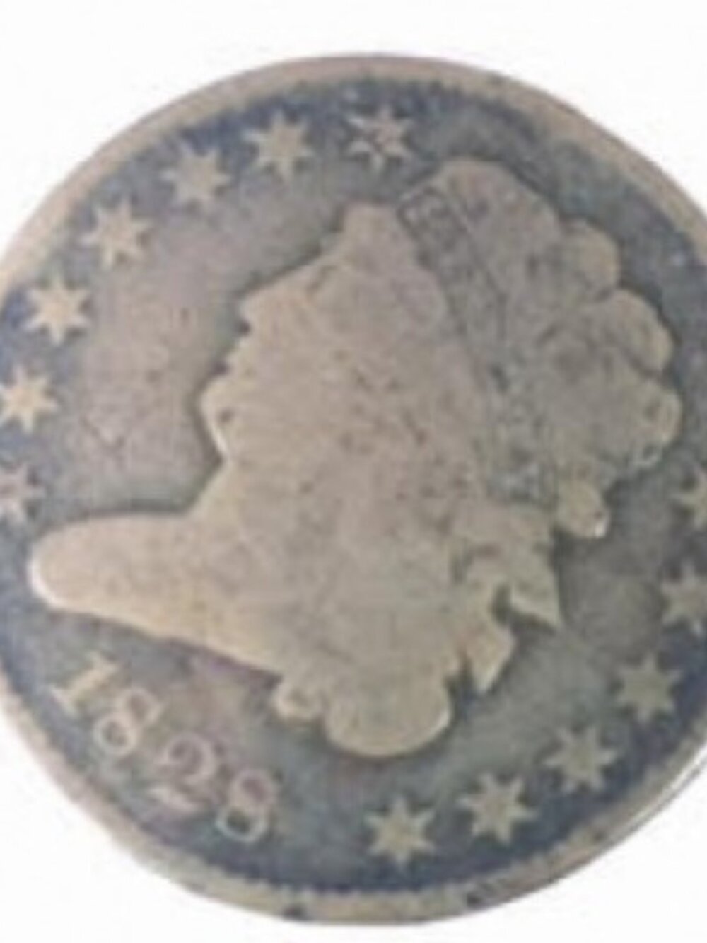 1828 Early Copper Half Penny